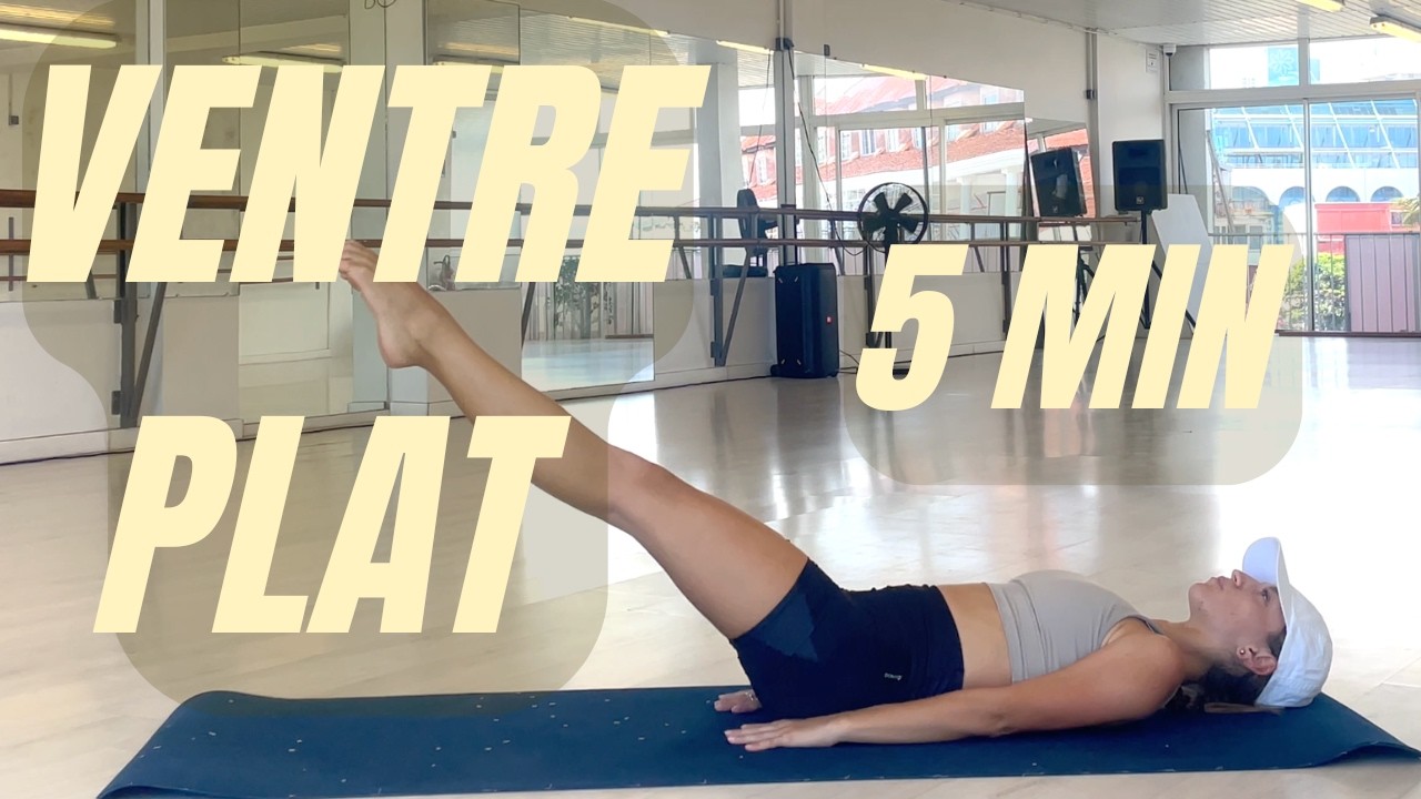 🔥 Circuit Abdos 5 Min | Ventre Plat Rapide & Taille Fine (Sans Matériel)