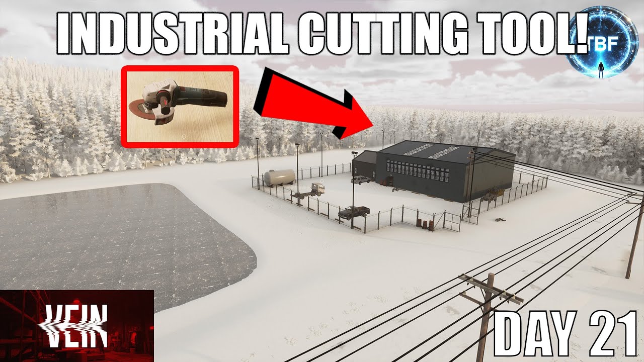 INDUSTRIAL CUTTER FOUND!  Day 21 in VEIN | INSANE difficulty