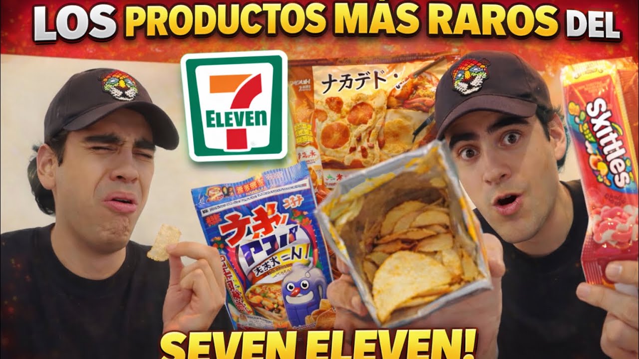 Los 5 PRODUCTOS más EXTRAÑOS del SEVEN ELEVEN + ASMR | @soydiegoquintanilla 