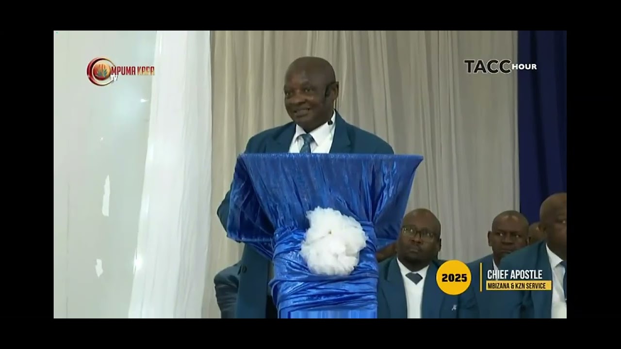 TACC Bizana & KZN Service 2025 - Sermon by Chief Apostle Nongqunga
