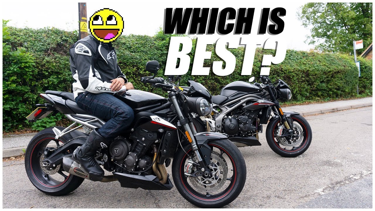 STREET TRIPLE 765 RS vs SPEED TRIPLE RS (2018)
