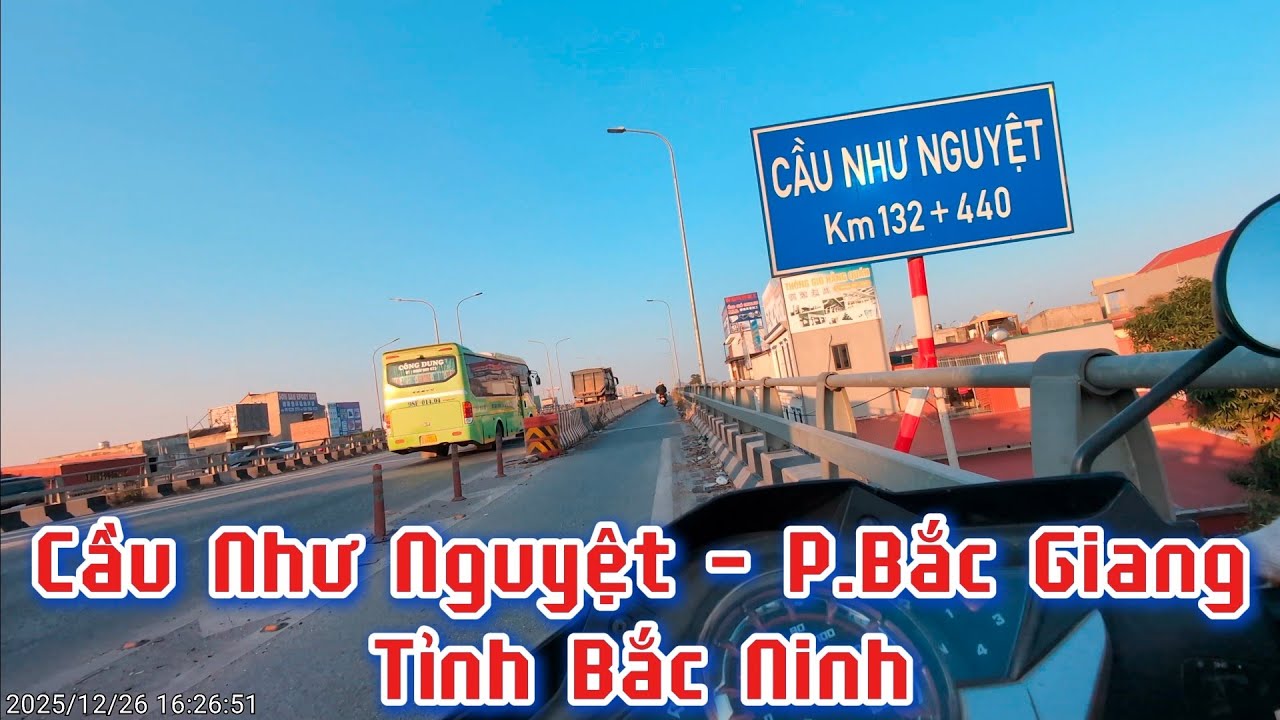 Cầu Như Nguyệt đi Phường Bắc Giang, Tỉnh Bắc Ninh