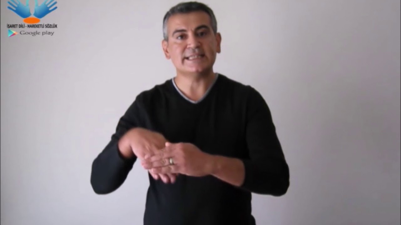 Saklanmak - işaret dili