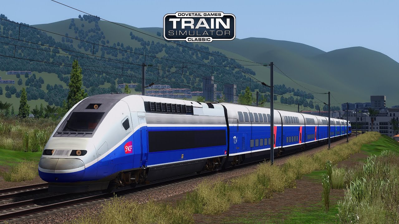 Train Simulator Classic : En TGV 2N2 (V1.5) de Toulon à Lyon St-Exupéry via Marseille St-Charles