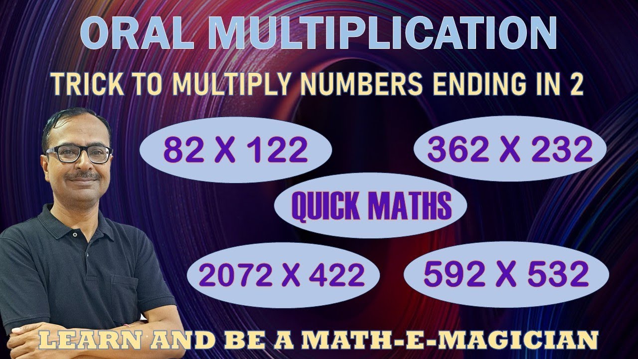 Video 34 - Multiply 592 x 532 & 2072 X 422 in Single Line II Fastest Multiplication Trick #tricks