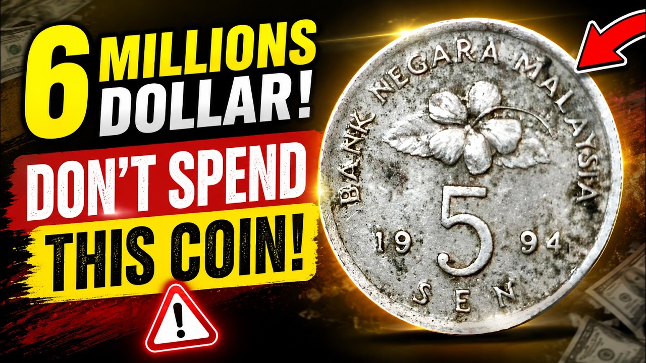 &lrm;🚨 Don't Spend This Malaysian Coin Until You See This! 😱 | 1994 Malaysia 5 Sen Coin