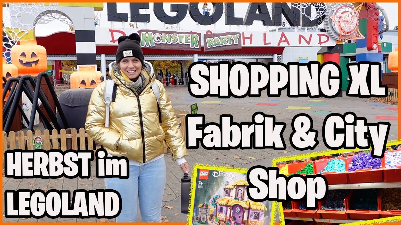 SHOPPING XL 🛍️ mit Fabrik & City Shops 💵 LEGOLAND Deutschland VLOG ☆ letzter regulärer Tag ☆Teil 1/2