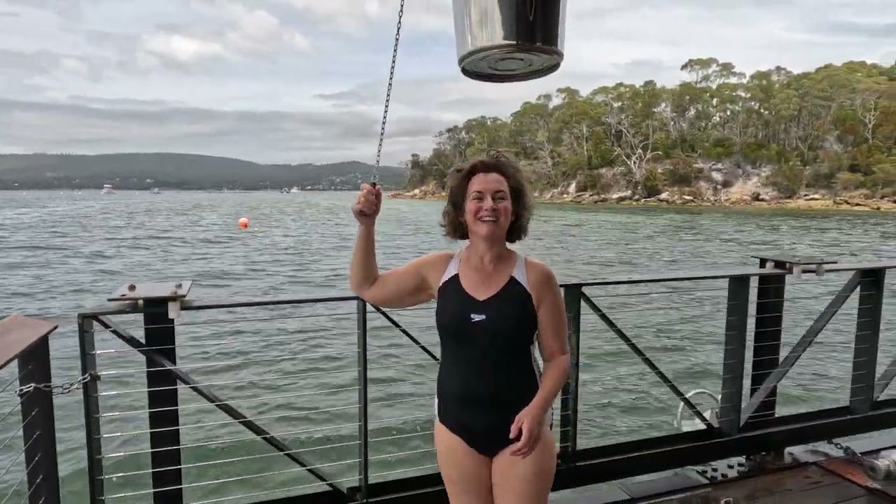 Sauna Boat Tasmania. 20 minutes south of Hobart in the town of Kettering