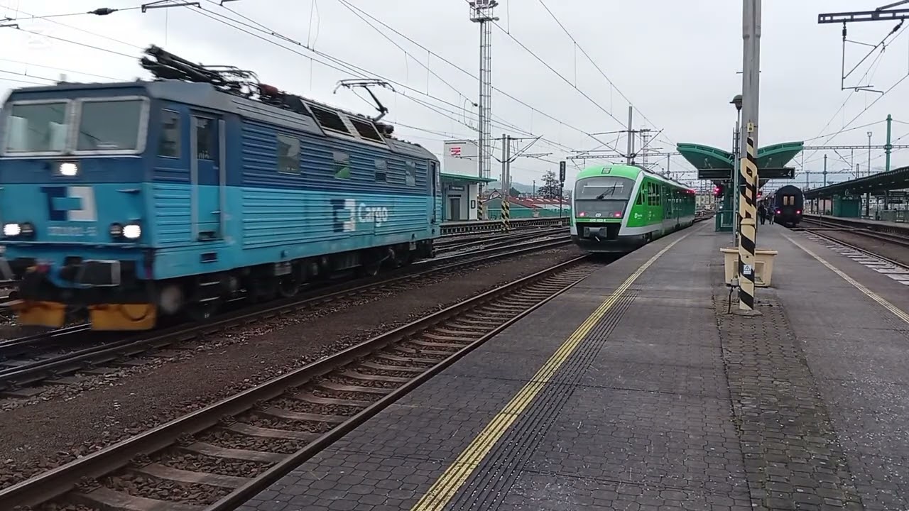 Vlaky Děčín hlavní nádraží 9.2 2026