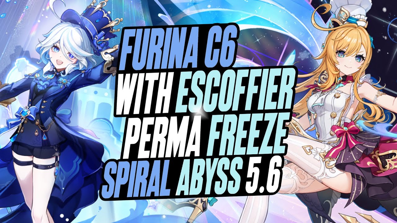 HOW IT'S FEEL PLAYING FURINA C6 PERMA FREEZE WITH ESCOFFIER | GENSHIN IMPACT