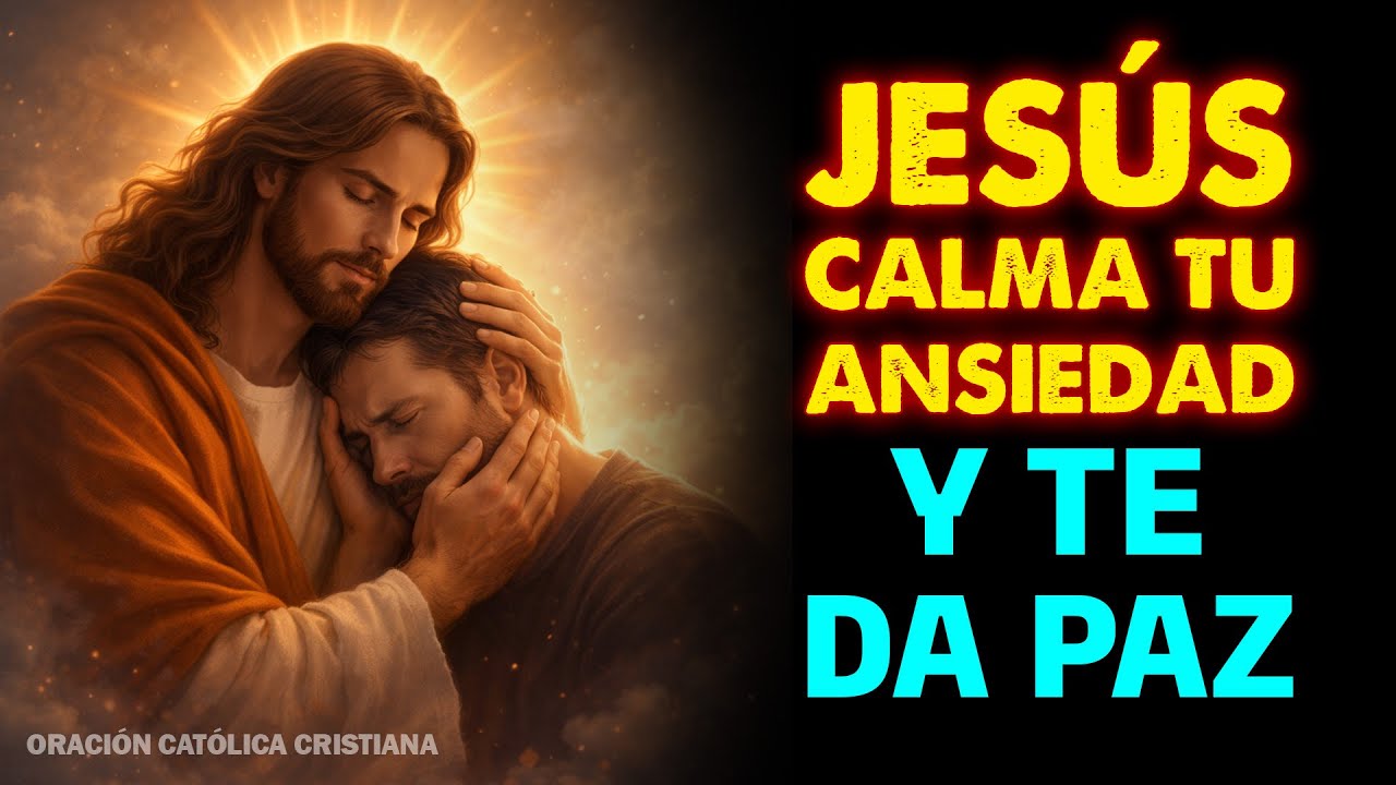 Oración Para Dormir en Paz | Jesús Calma la Ansiedad y Silencia tu Mente Esta Noche 🌙