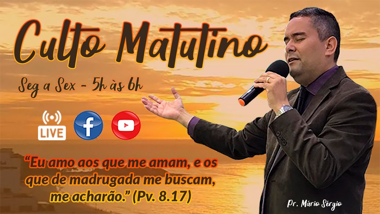 CULTO MATUTINO | 16/Fevereiro/2026 (Mc 13.27)