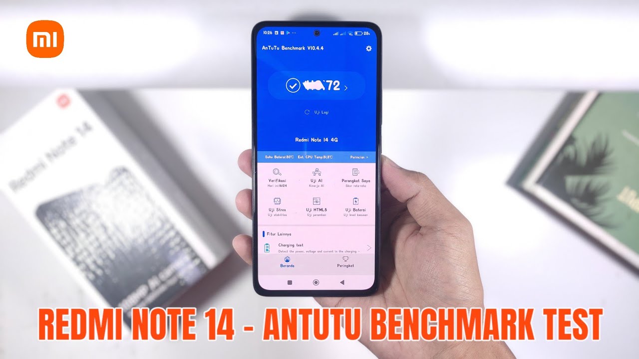 Redmi Note 14 - Antutu benchmark test and result