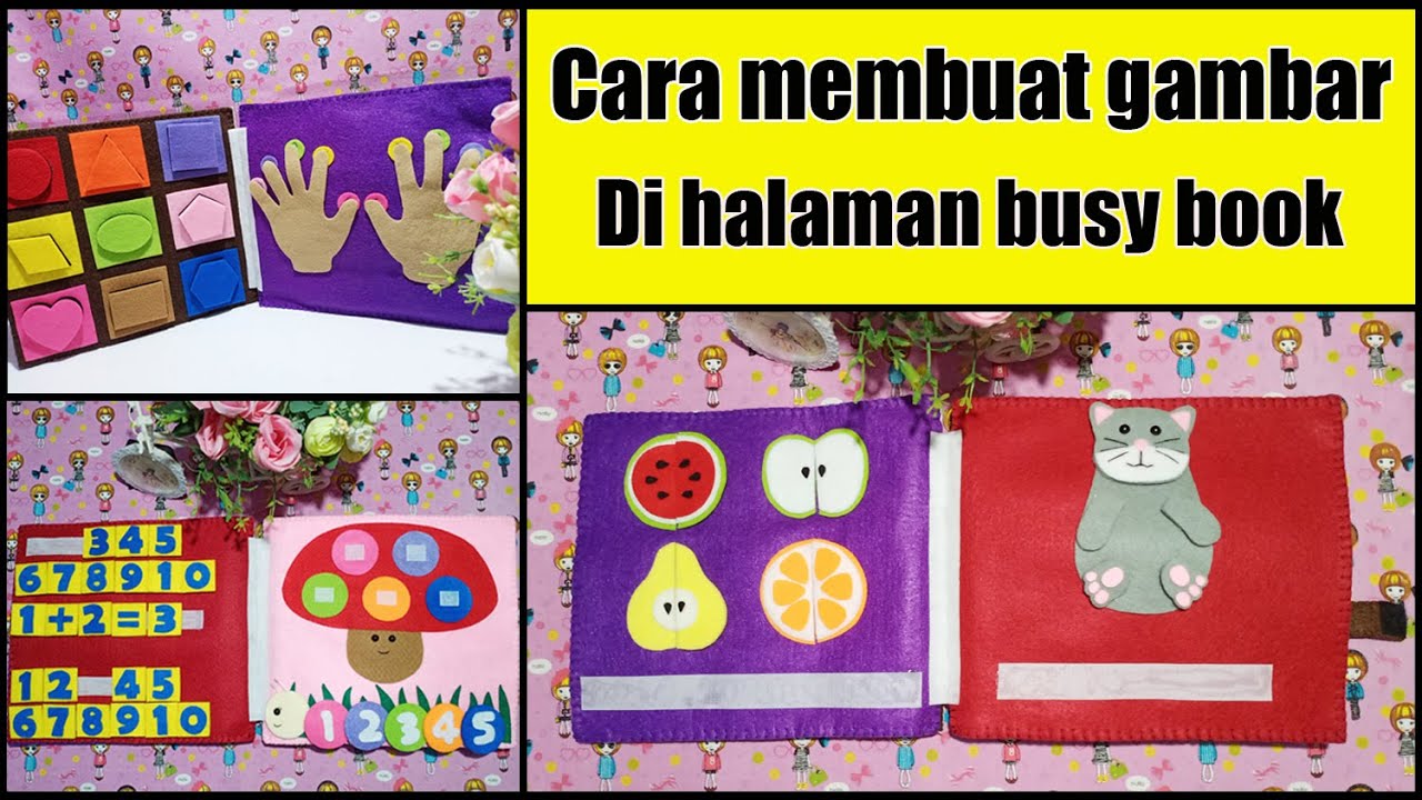 Tutorial membuat Gambar halaman busybook