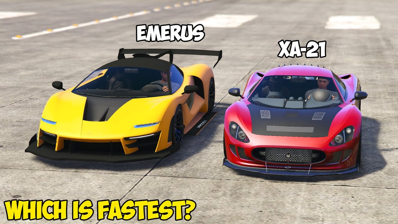GTA 5 - PROGEN EMERUS vs OCELOT XA-21 - Which is Fastest?