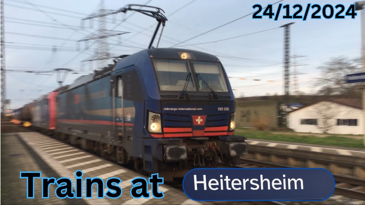 Trains at Heitersheim | 24/12/2024