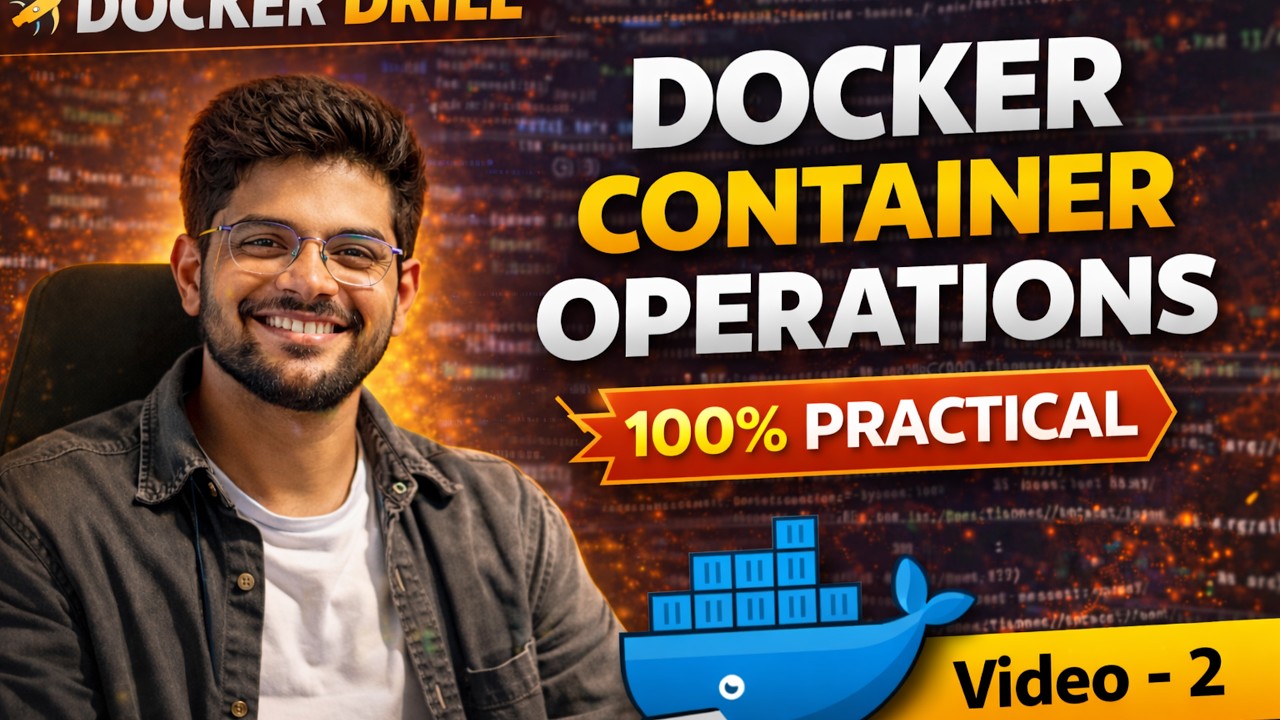 Docker Drill Day-2 🔥 | Master Containers, Images & Repos in ONE Video | DevOps Zero → Hero