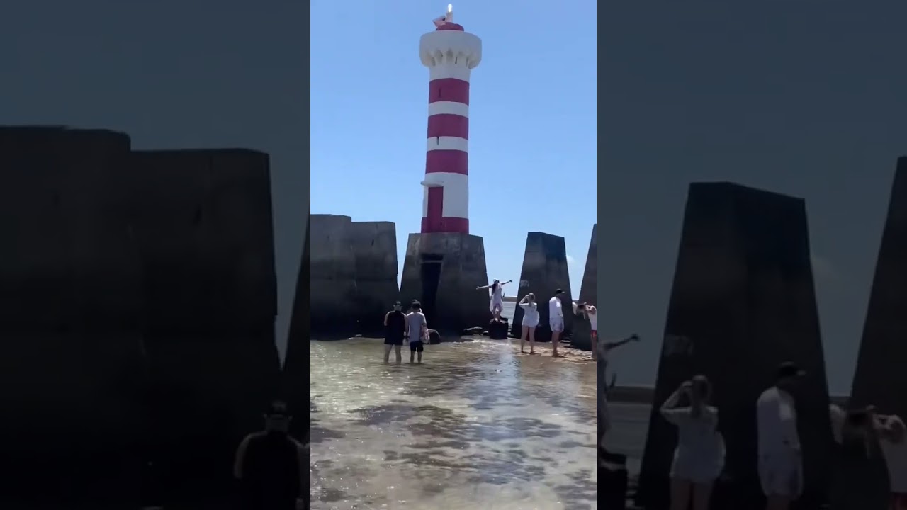 Fui nadando até o farol 