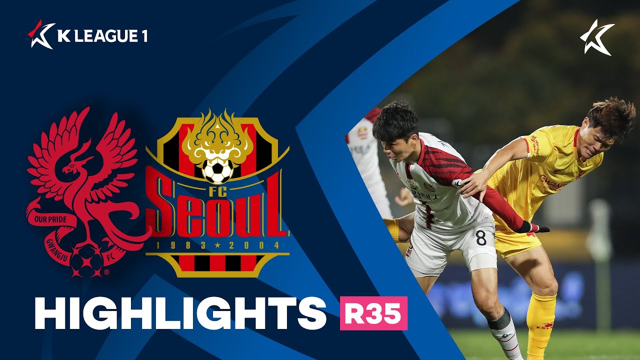 [하나원큐 K리그1] R35 광주 vs 서울 하이라이트 | Gwangju vs Seoul Highlights (21.11.03)