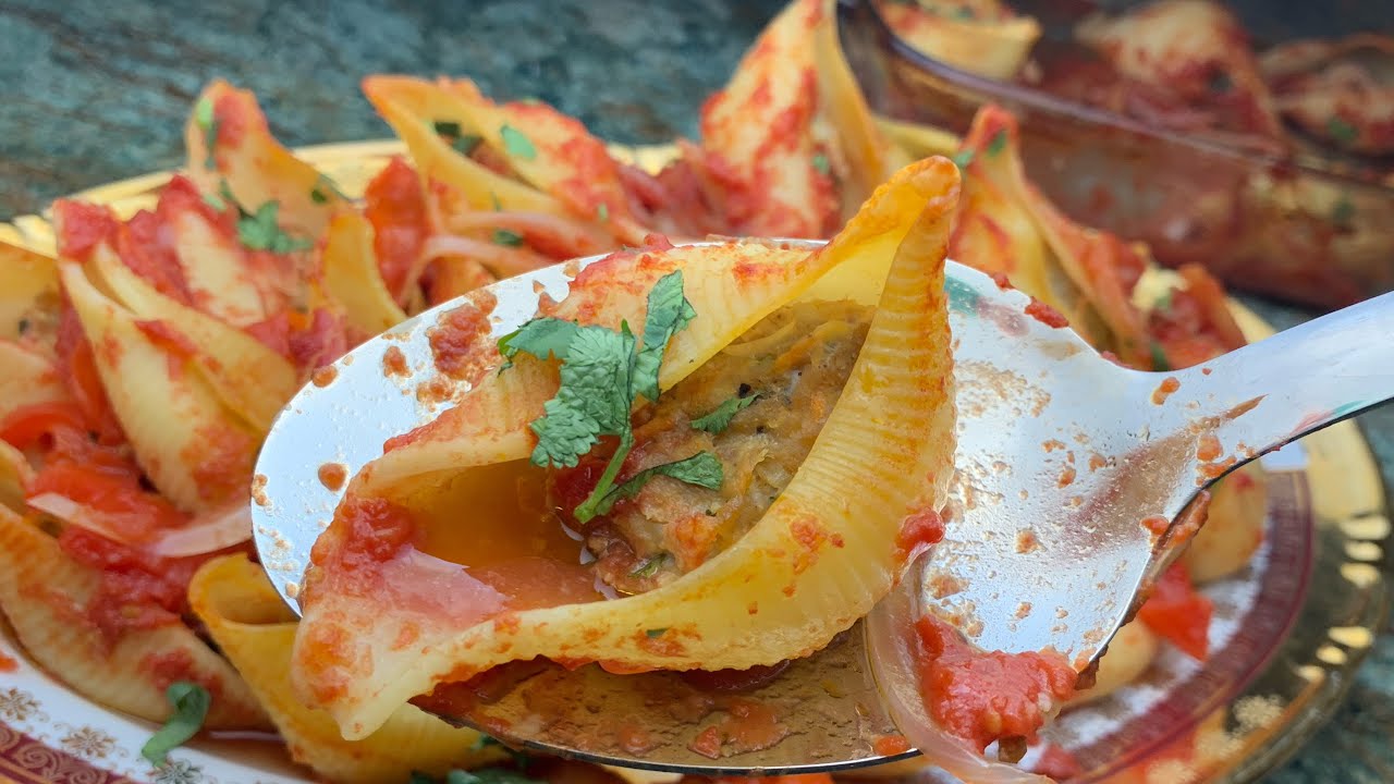 Лучшее блюдо из макарон / фаршированные ракушки