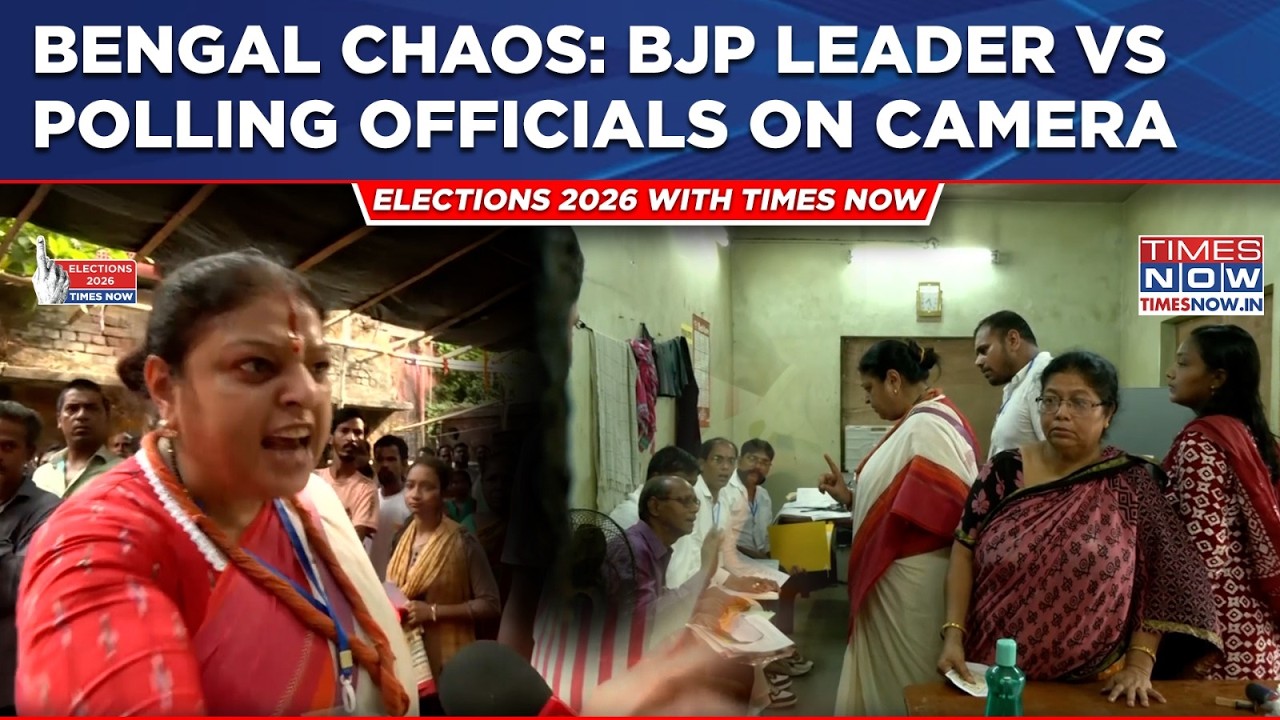 Bengal Voting Chaos: BJP Leader Vs Polling Officials Heated Exchange On Cam, Candidate Alleges....