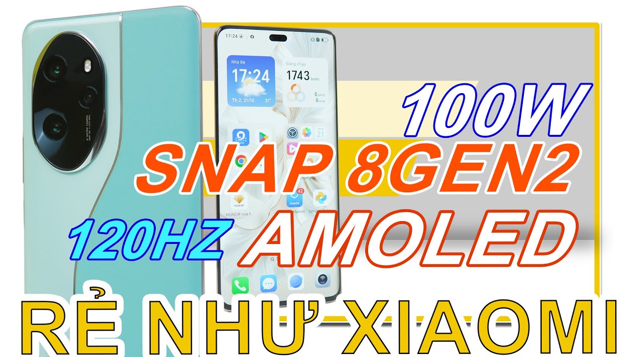 Trải nghiệm Honor 100 Pro 5G: SNAP 8GEN2, AMOLED 120HZ, SẠC 100W, SẴN TIẾNG VIỆT, RẺ NHƯ XIAOMI !!!