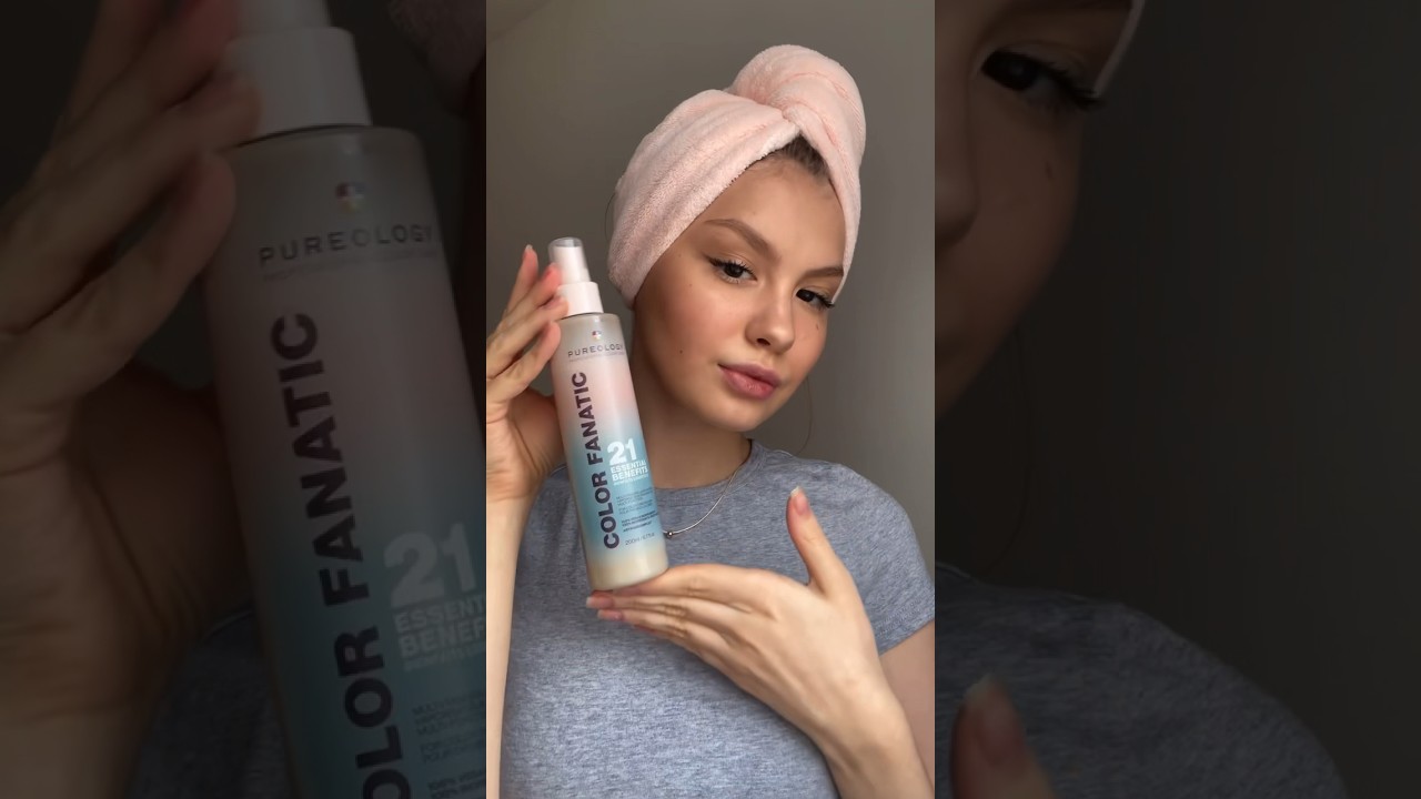 Pureology Color Fanatic Multi-tasking spray is a must have for all hair types!! Best product ever 💘