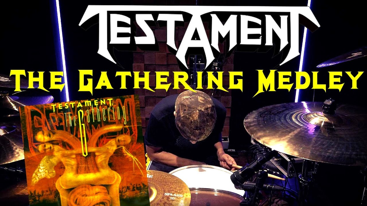TESTAMENT - The Gathering Album Medley Drum Cover