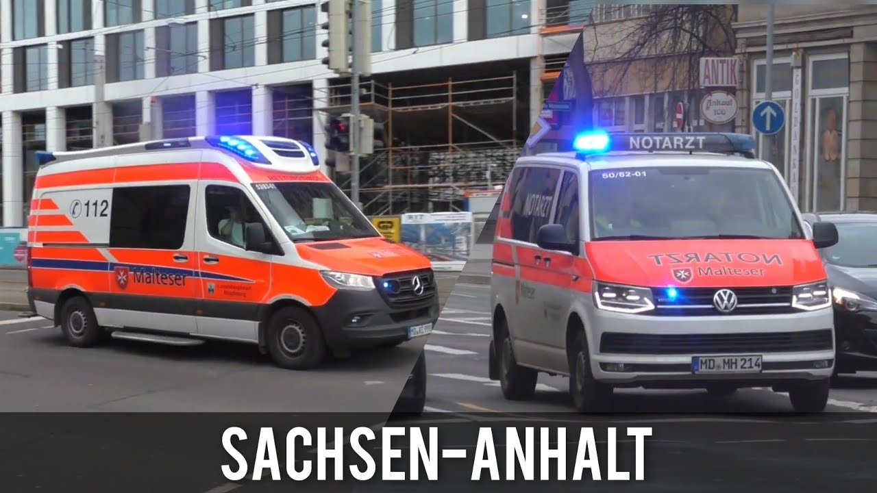 3 mal Rettungsdienst Magdeburg MHD & JUH