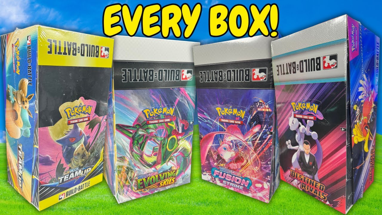 CRAZY Pokemon Build & Battle Box Collection & Let's Look into my Safe!