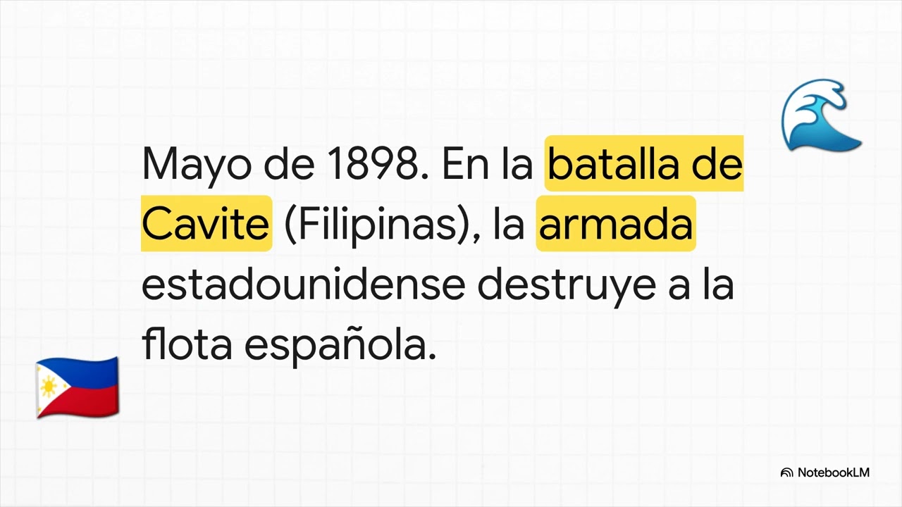 Independencia de Cuba, Puerto Rico y Filipinas