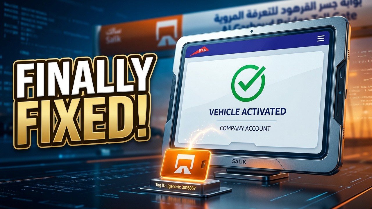 How to add a vehicle in a company salik account | How to Activate Vehicle Salik tag account