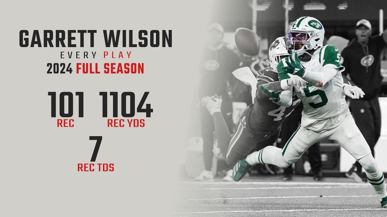 Garrett Wilson 2024 Highlights | Every Target and Catch