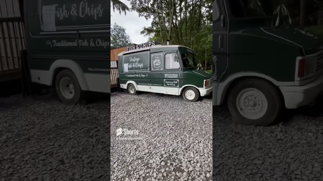 Fish And Chips Vintage Van🚌 #classicvan #classiccars #vintage #oldcars #lakedistrict #antique #uk