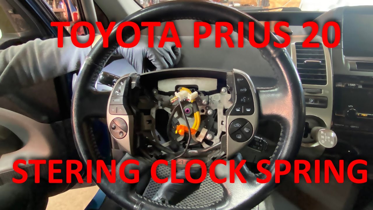 Toyota Prius 20 - Removing Steering Clock Spring / Squib / Airbag Spiral Cable