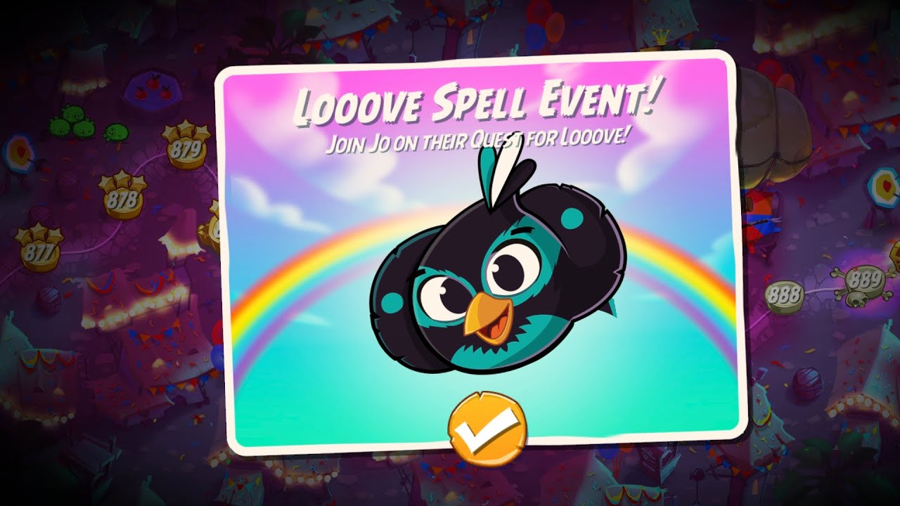 JO'S LOOOVE SPELL EVENT Angry Birds 2 Level 884 | JO LOOOVE | Angry Birds 2 | Level 884