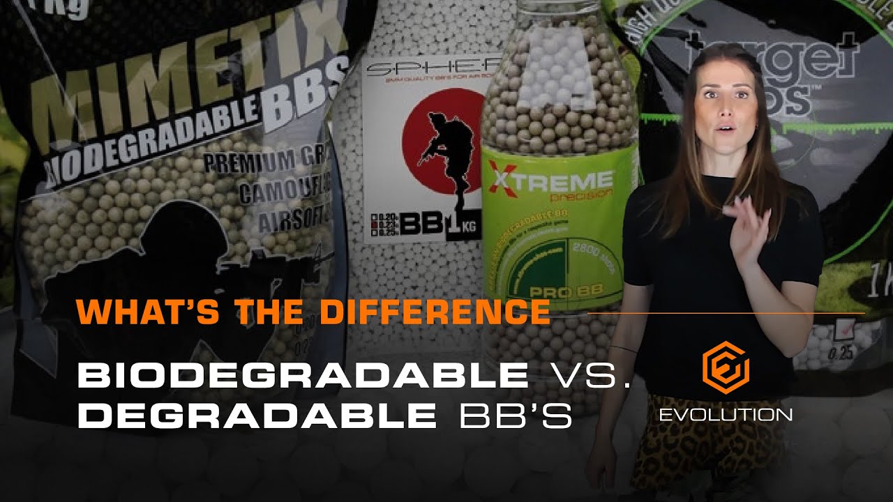 EVOLUTION Airsoft BB's | Difference between Biodegradable & Degradable Airsoft BB's [ENG]