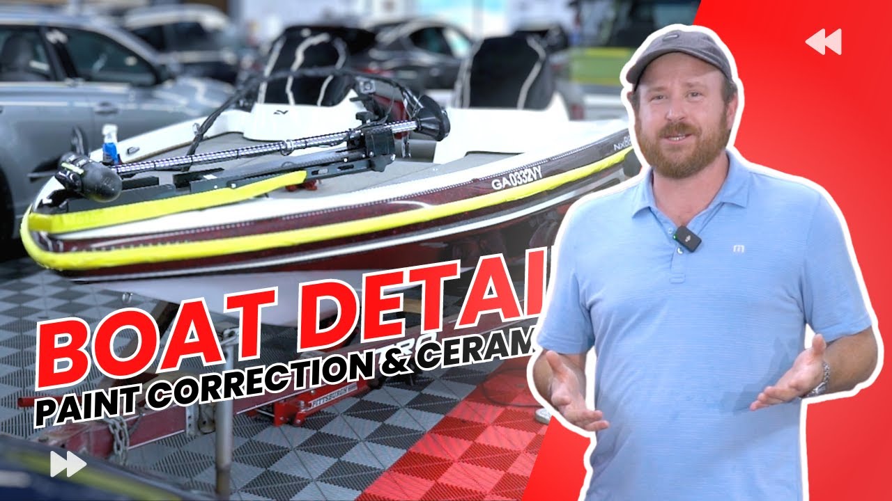 DETAILING A BOAT! - Ceramic Coating and Paint Correction
