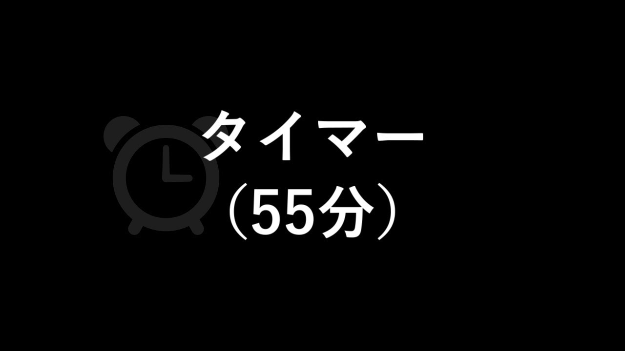 タイマー（鳴動時間３秒）（55分）