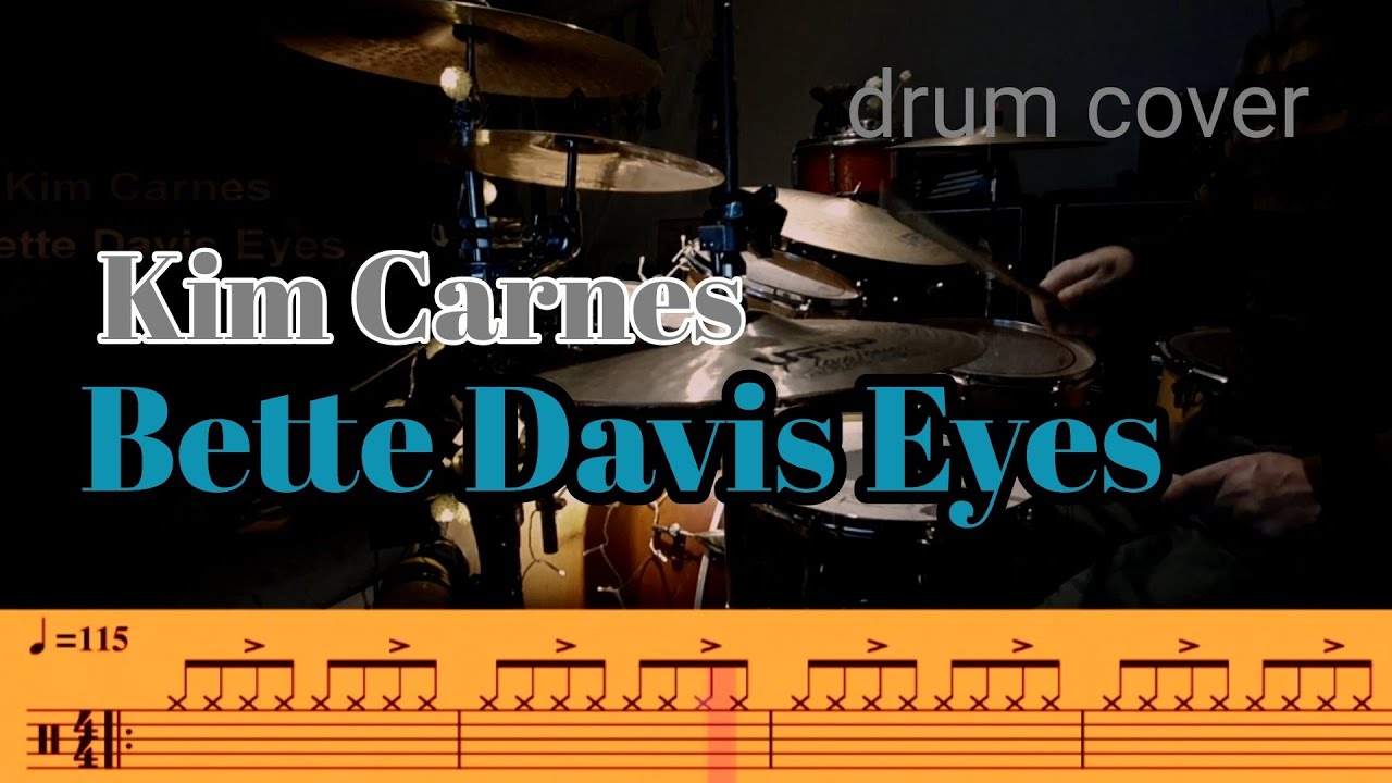 Bette Davis Eyes - Kim Carnes / 1981 / Extended Mix / 드럼악보