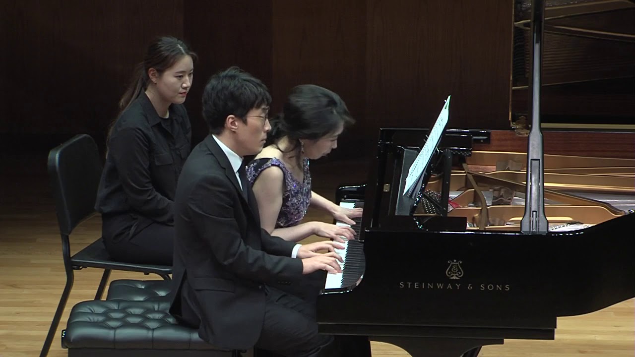 A.Dvorak - Slavonic Dance Op. 72 No. 2, Op. 46 No. 8 윤철희, 변정은 (Four hands version)