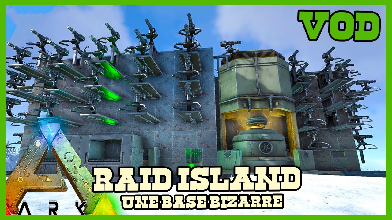 RAID D'UNE BASE ÉTRANGE (build 2015?) : ARK PVP #vod