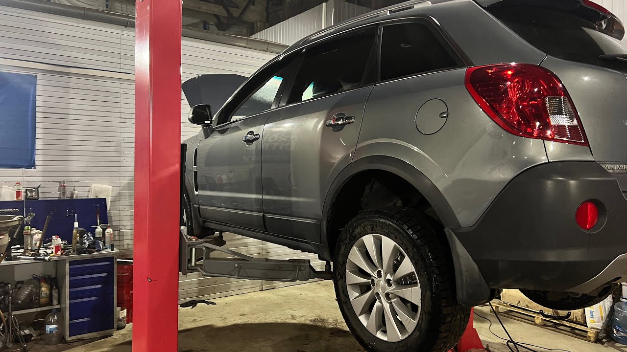 Замена масла в акпп Opel Antara Gm 6t45