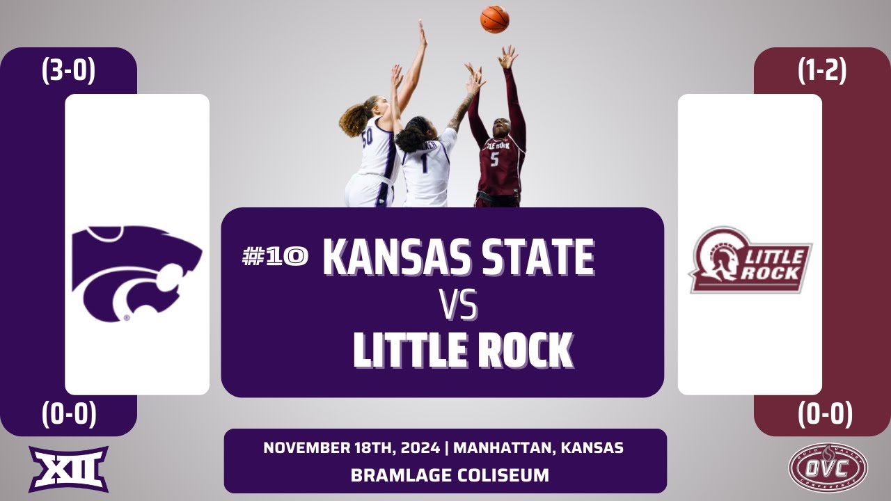 No. 10 Kansas State vs Little Rock | NCAA Women's Basketball | 11.18.24