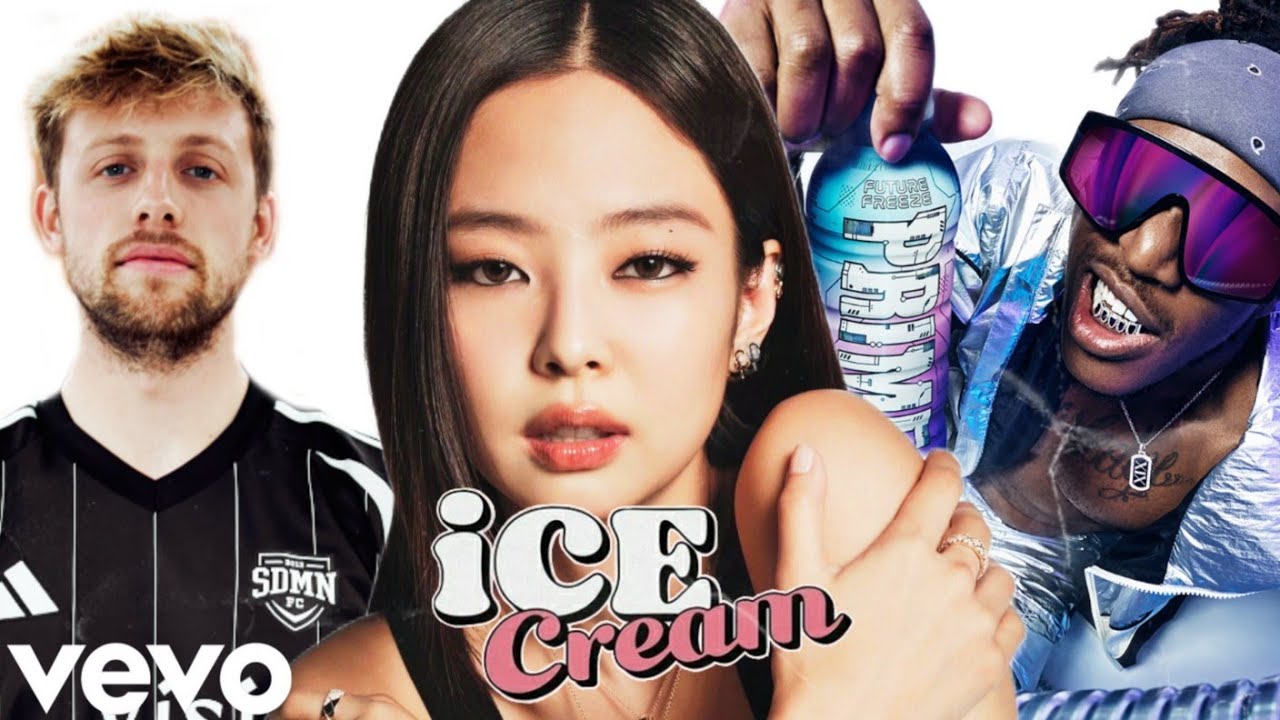 if blackpink did a song with ksi and harry from the sidemen (BLACKPINK - Ice Cream [KSI W2S Remix])