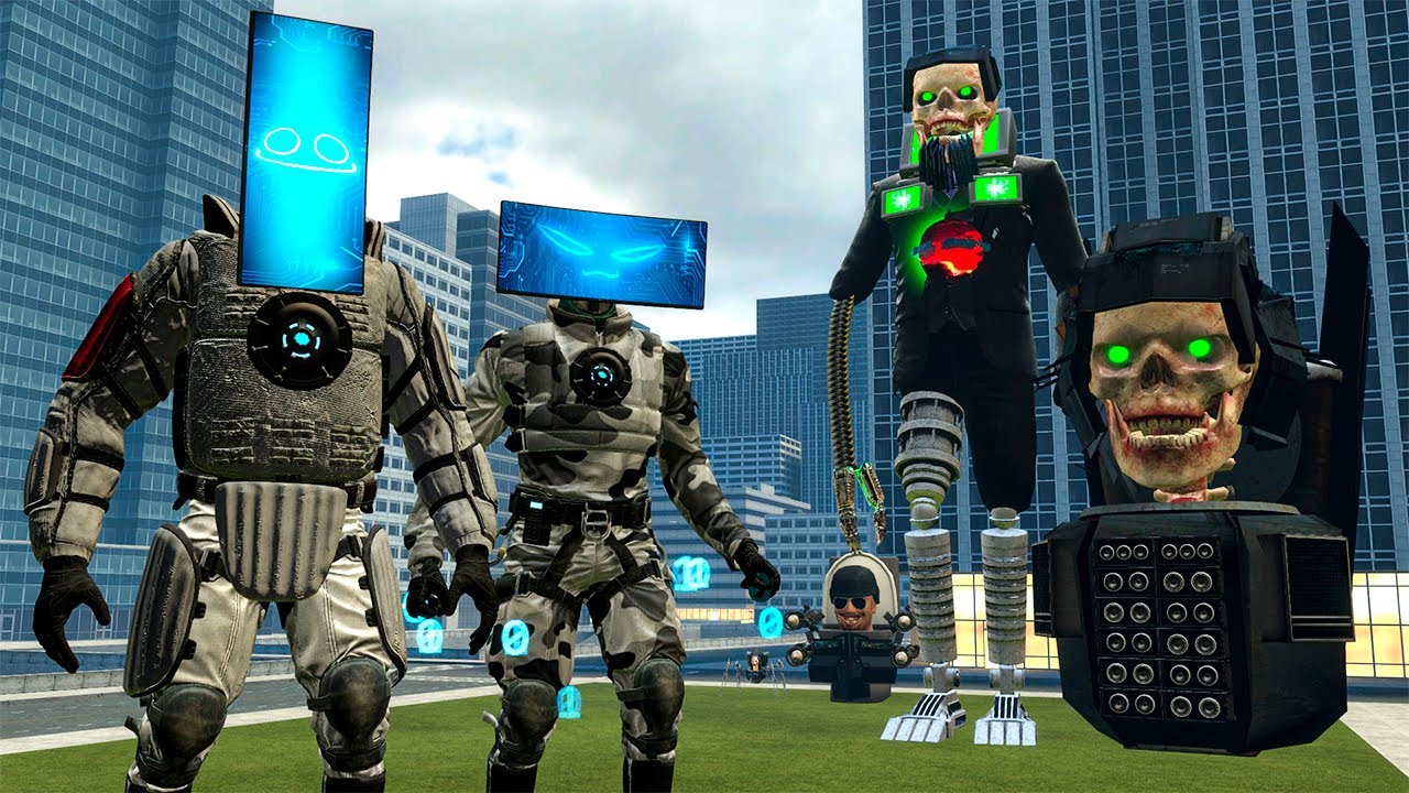 NEW COMPUTER MAN AGENTS VS ALL SKIBIDI TOILET BOSSES In Garry's Mod! - The Skibidi Wars