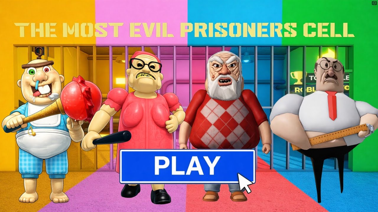 BABY BOBBY DAYCARE VS BARRY'S GRANNY VS DRANDPA VS GREAT SCHOOL BREAKOUT OBBY Full Gameplay #roblox