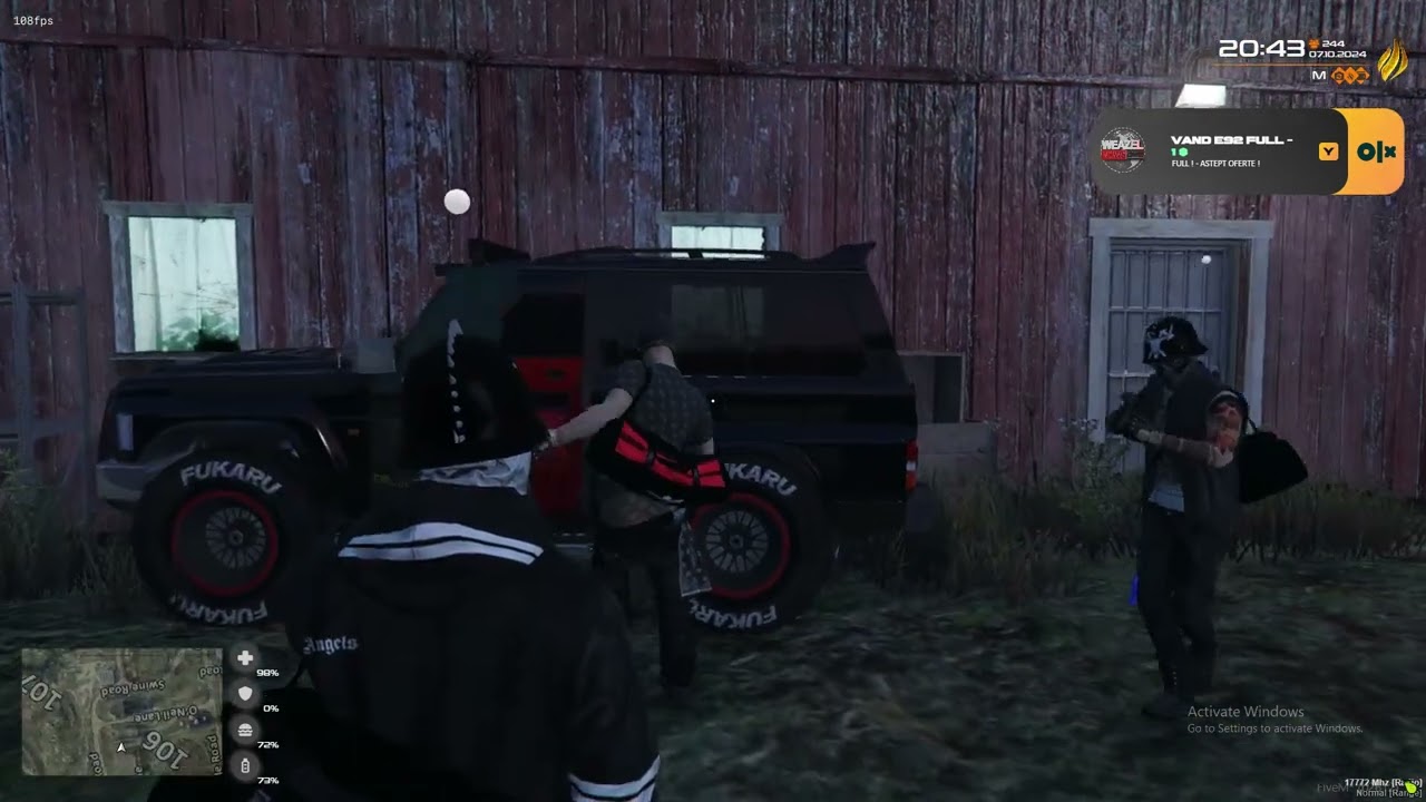 FiveM Fury Romania Clanul Pulosilor Jefuitori Montage #1 Vanatoarea continua ♥♥♥♥