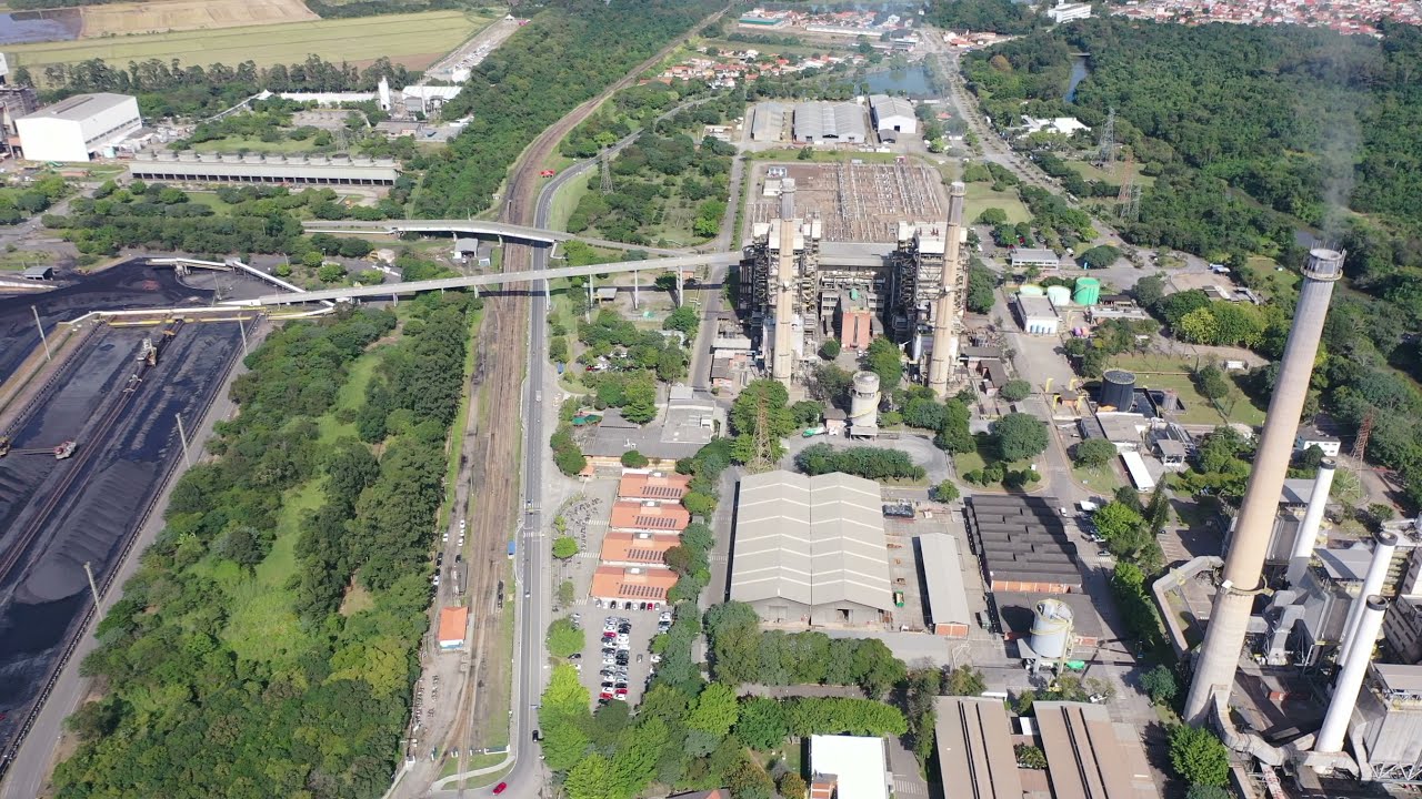 Capivari de Baixo interior de Santa Catarina visto de cima #drone