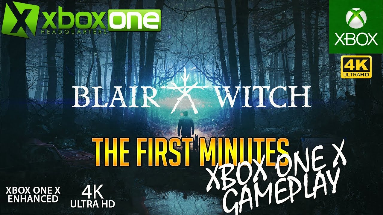 Blair Witch Xbox One X 4K Gameplay - The First Minutes in Ultra HD 2160p